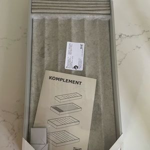 KOMPLEMENT by IKEA PAX - Insert for Jewelry Light Gray 9 7/8x20 7/8x2”.